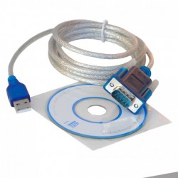 Adaptor USB - RS232 cu cablu si CD Instalare ,Windows 7